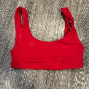 Fabletics red sports bra size xs